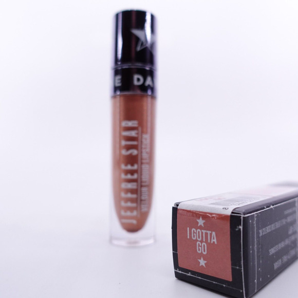 Jeffree Star Velour Liquid Lipstick I Gotta Go Rose Gold Brand Dawson New in Box - Picture 2 of 5